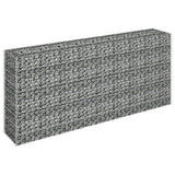 VidaXL Gabion plantenbak verhoogd 180x30x90 cm gegalvaniseerd staal