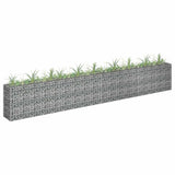 Vidaxl gabion plantenbak verhoogd 360x30x60 cm gegalvaniseerd staal
