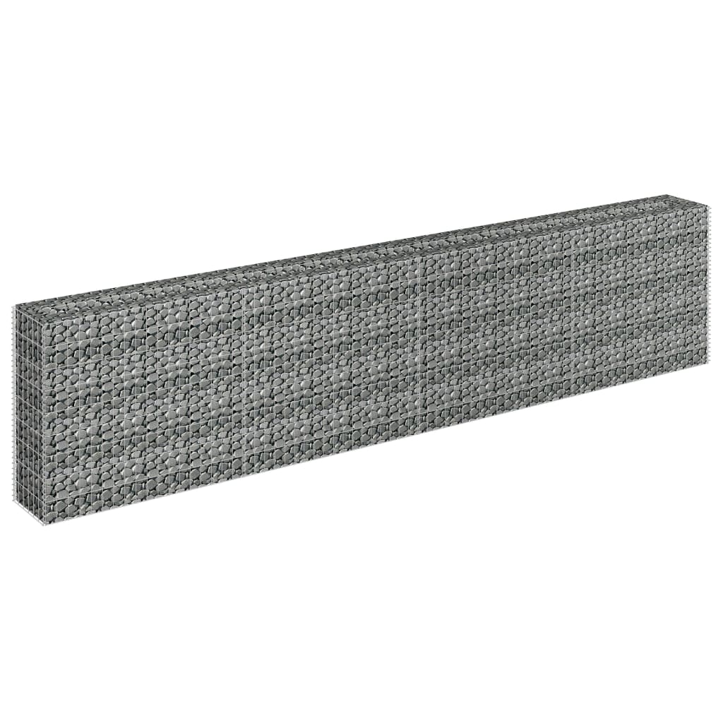 VidaXL Gabion plantenbak verhoogd 360x30x90 cm gegalvaniseerd staal