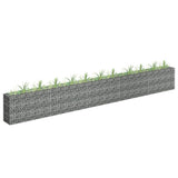 VidaXL Gabion plantenbak verhoogd 450x30x60 cm gegalvaniseerd staal