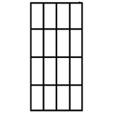Vidaxl inloopdouchewand 90x195 cm transparant gehard glas