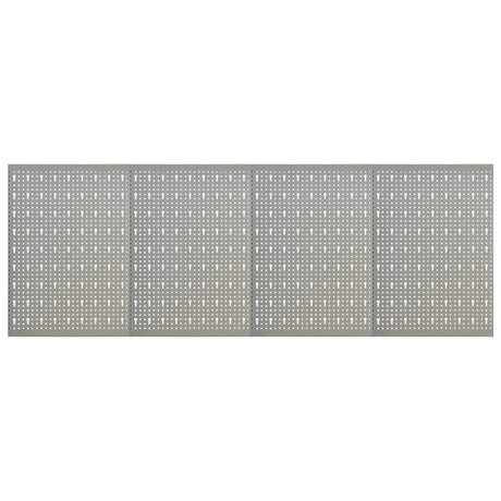 Vidaxl gaatjespanelen wandgemonteerd 4 st 40x58 cm staal