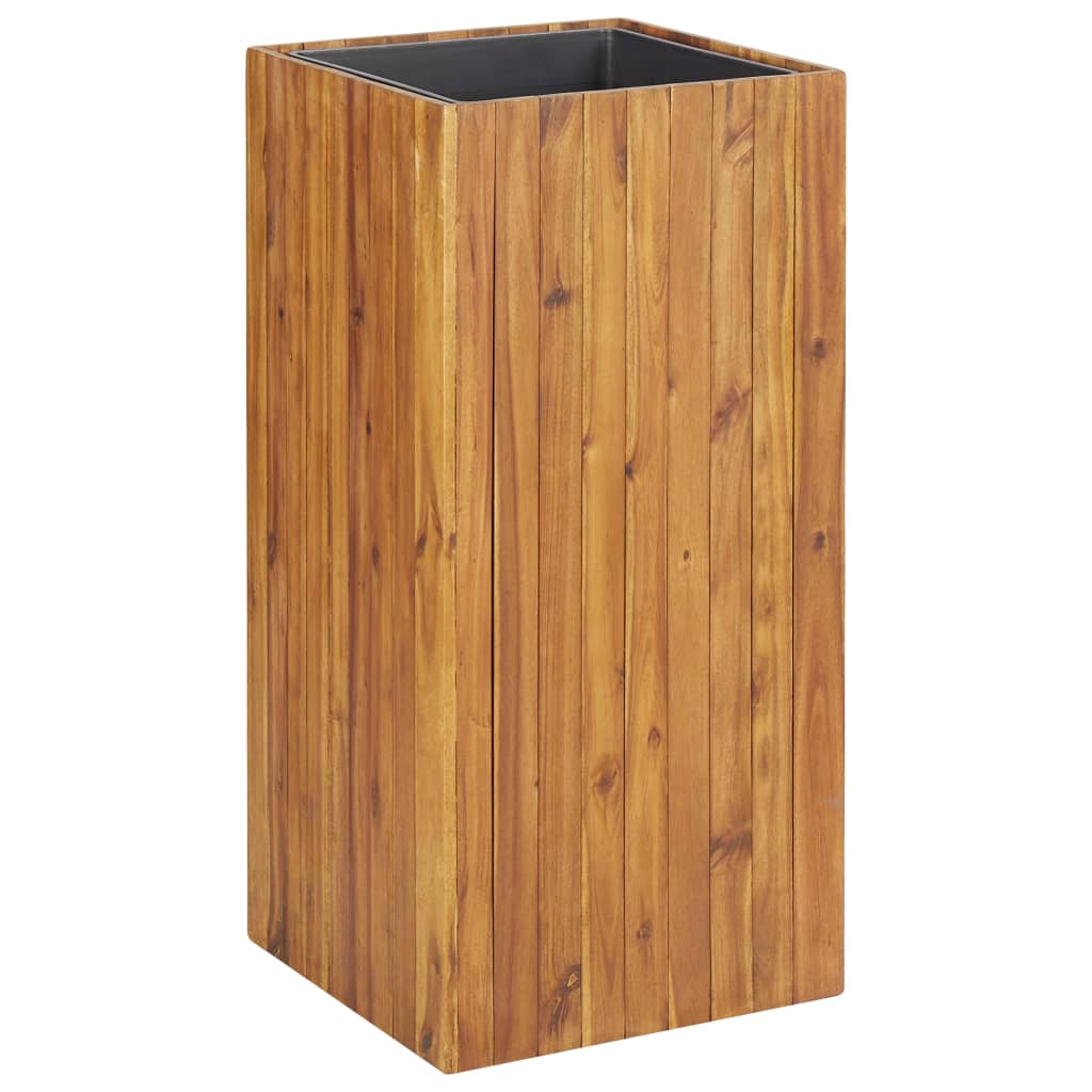Vidaxl plantenbak verhoogd 43,5x43,5x90 cm massief acaciahout