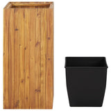 Vidaxl plantenbak verhoogd 43,5x43,5x90 cm massief acaciahout