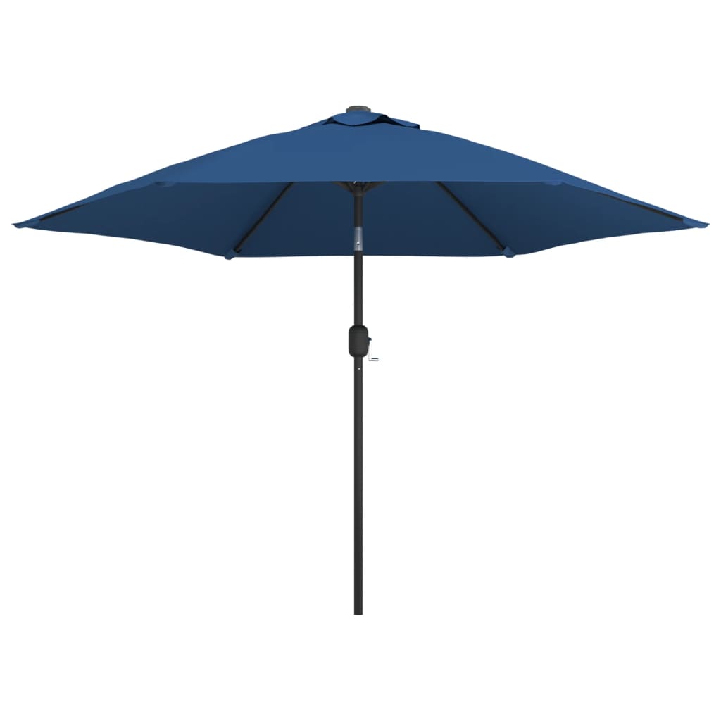 Vidaxl parasol met metalen paal 300 cm blauw