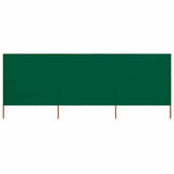 Vidaxl windscherm 3-panelen 400x160 cm stof groen