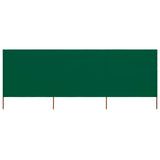 Vidaxl windscherm 3-panelen 400x160 cm stof groen