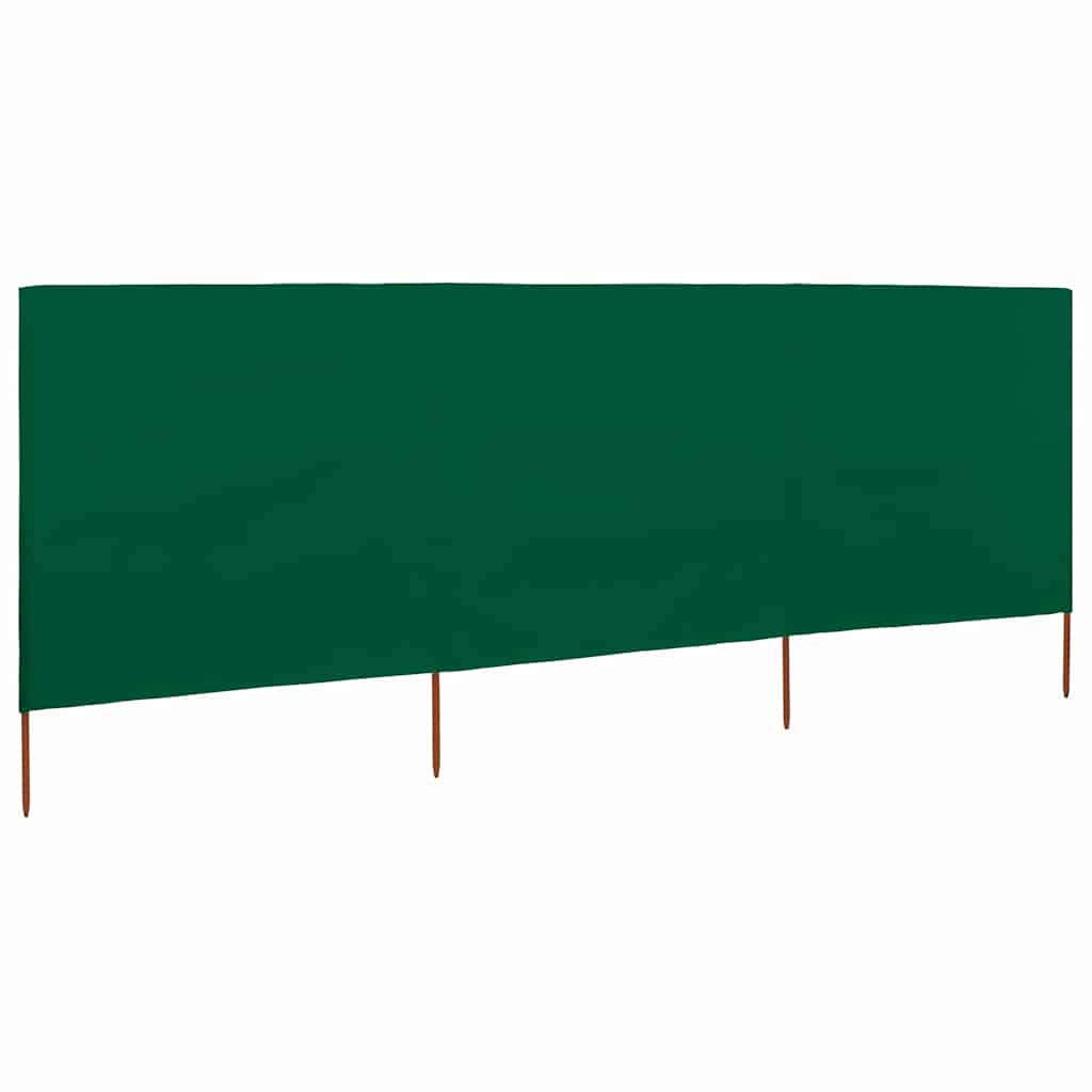 Vidaxl windscherm 3-panelen 400x160 cm stof groen