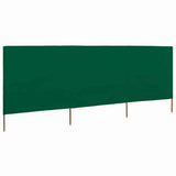 Vidaxl windscherm 3-panelen 400x160 cm stof groen