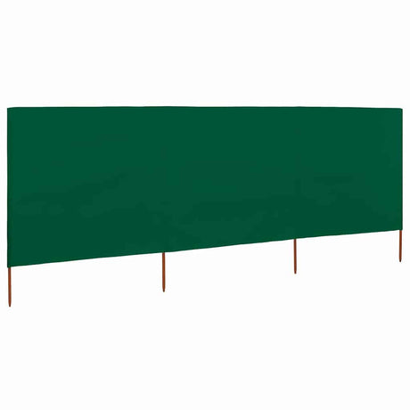 Vidaxl windscherm 3-panelen 400x160 cm stof groen