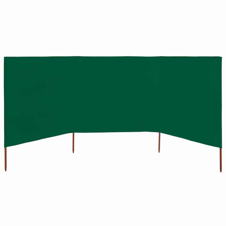 Vidaxl windscherm 3-panelen 400x160 cm stof groen