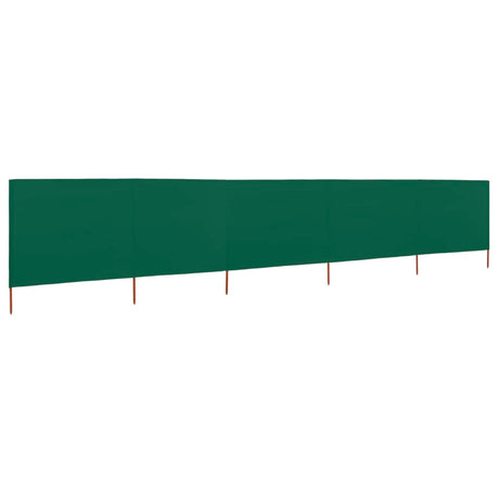 VidaXL Windscherm 5-panelen 600x160 cm stof groen