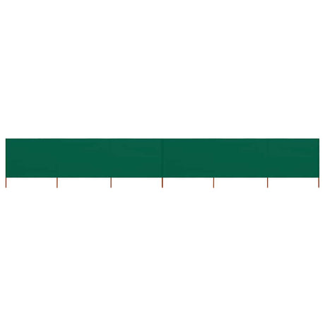 Vidaxl windscherm 6-panelen 800x120 cm stof groen