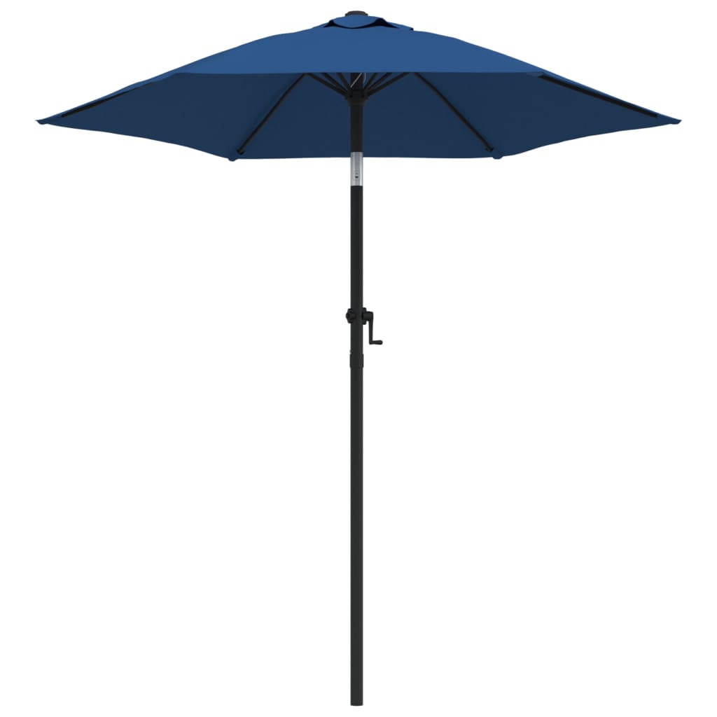 Vidaxl parasol 200x224 cm aluminium blauw