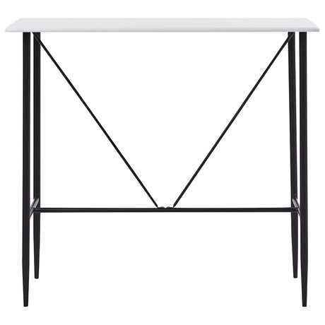 Vidaxl bartafel 120x60x110 cm mdf wit