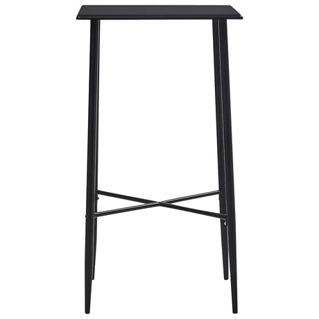 Vidaxl bartafel 60x60x111 cm mdf zwart