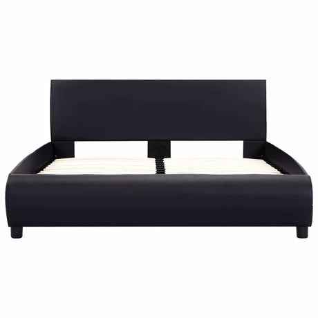Vidaxl bedframe kunstleer zwart 140x200 cm