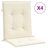Vidaxl tuinstoelkussen lage rug 4 st 100x50x2 cm oxford stof antraciet