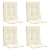 Vidaxl tuinstoelkussen lage rug 4 st 100x50x2 cm oxford stof antraciet