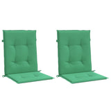 Vidaxl tuinstoelkussens lage rug 2 st 100x50x3 cm oxford stof groen