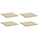 Vidaxl tuinstoelkussens 4 st 40x40x4 cm oxford stof beige