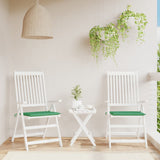Vidaxl tuinstoelkussens 2 st 50x50x4 cm oxford stof groen