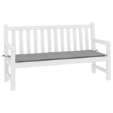 Vidaxl tuinbankkussen 200x50x4 cm oxford stof grijs