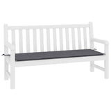 Vidaxl tuinbankkussen 200x50x4 cm oxford stof antracietkleurig