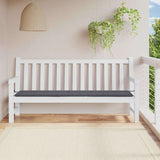 Vidaxl tuinbankkussen 200x50x4 cm oxford stof antracietkleurig