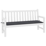 Vidaxl tuinbankkussen 200x50x4 cm oxford stof zwart