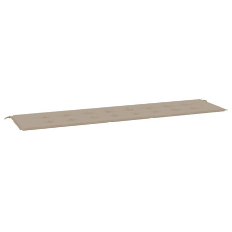 VidaXL Tuinbankkussen 200x50x3 cm oxford stof taupe