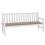 Vidaxl tuinbankkussen 180x50x4 cm oxford stof taupe