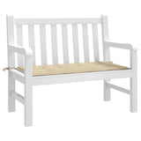 Vidaxl tuinbankkussen 100x50x4 cm oxford stof beige