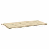 Vidaxl tuinbankkussen 120x50x4 cm oxford stof beige