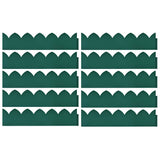 Vidaxl gazonranden 10 st 65x15 cm pp groen