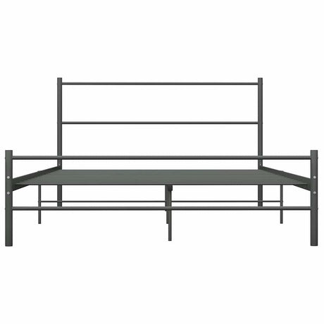 Vidaxl bedframe metaal grijs 160x200 cm