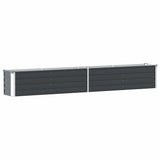 Vidaxl plantenbak verhoogd 320x40x45 cm gegalvaniseerd staal antraciet