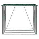Vidaxl haardhoutschuur 163x83x154 cm gegalvaniseerd staal groen