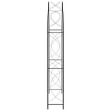 Vidaxl tuinboog 150x34x240 cm ijzer zwart