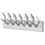 Vidaxl kapstokken 2 st aluminium zilverkleurig