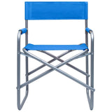 Vidaxl regisseursstoelen 2 st staal blauw