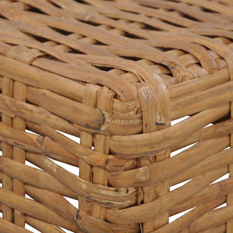 Vidaxl salontafel 47x47x28 cm natuurlijk rattan