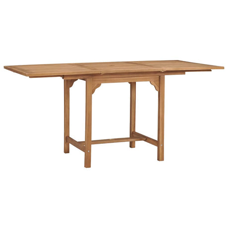 Vidaxl tuintafel verlengbaar (110-160)x80x75 cm massief teakhout
