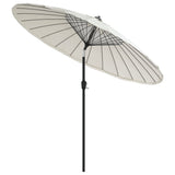 VidaXL Parasol met aluminium paal 270 cm zandwit