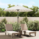 VidaXL Parasol met aluminium paal 270 cm zandwit