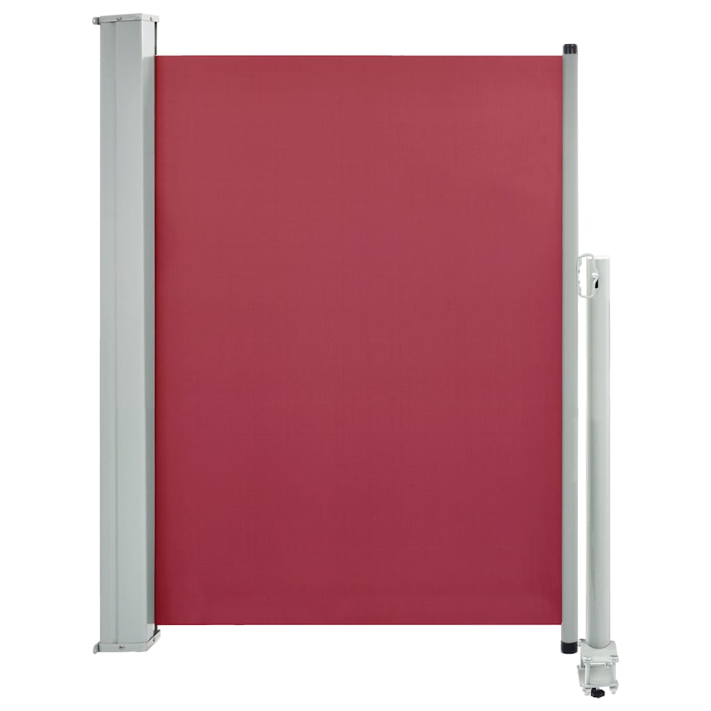 Vidaxl tuinscherm uittrekbaar 100x300 cm rood