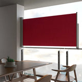 Vidaxl tuinscherm uittrekbaar 120x300 cm rood