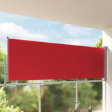 Vidaxl tuinscherm uittrekbaar 120x300 cm rood