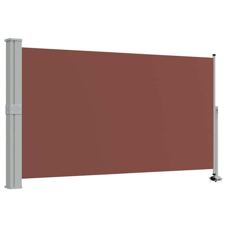 Vidaxl tuinscherm uittrekbaar 140x300 cm bruin