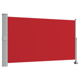 Vidaxl tuinscherm uittrekbaar 140x300 cm rood
